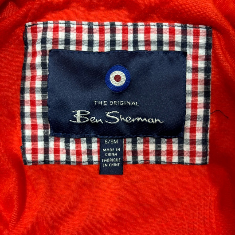 Ben Sherman Infant Snowsuit Sweater Fleece Lined Winter Pram Suit Size 6-9 Month - Picture 5 of 5